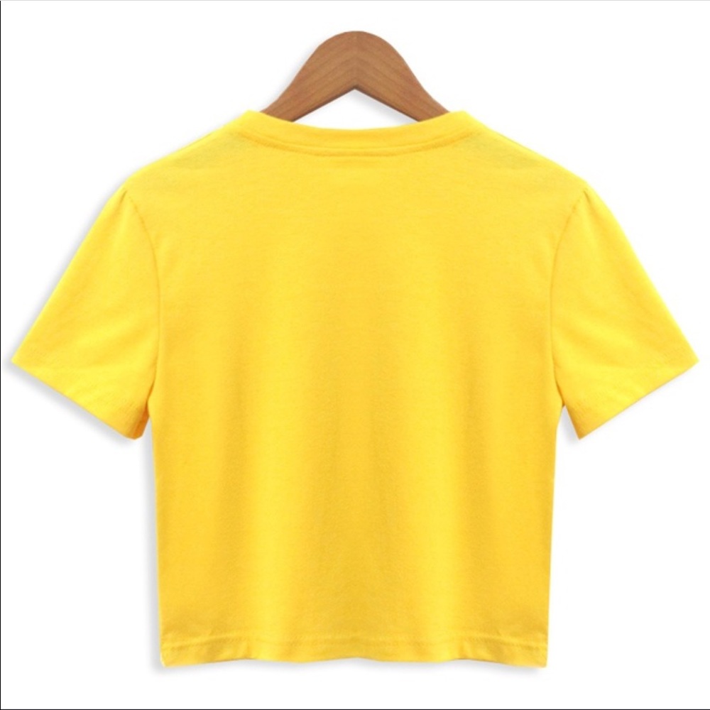 HONEY YELLOW, medium crop top in packaging - Picture 3 of 7
